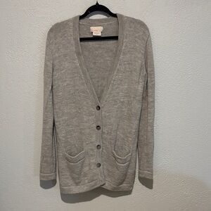 Cuyana Light Gray Women's Cardigan